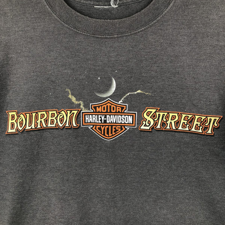 Harley-Davidson Motorcycle Bike T-shirt, Men's XL size unclear Charcoal Vintage Second Hand