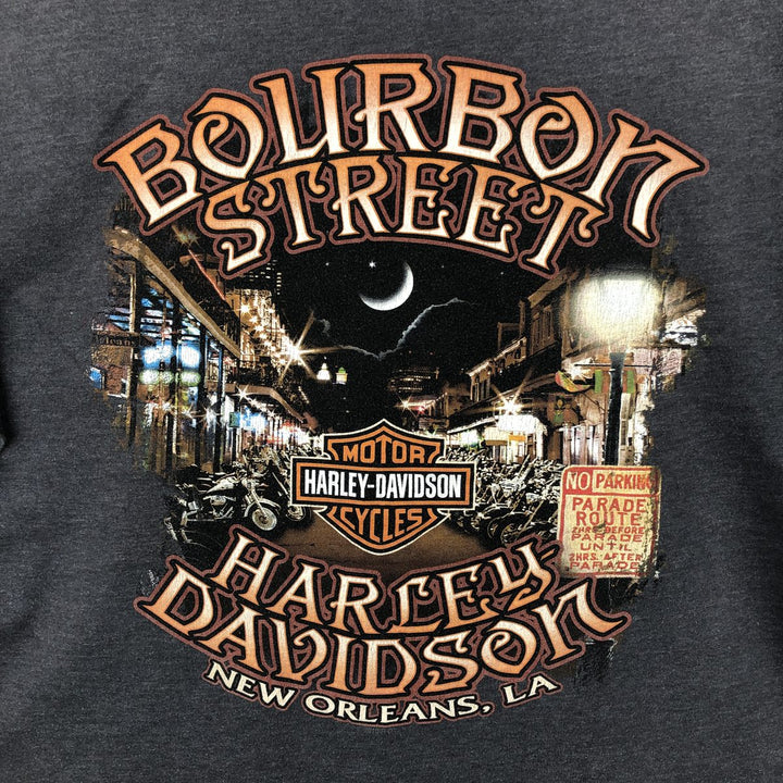 Harley-Davidson Motorcycle Bike T-shirt, Men's XL size unclear Charcoal Vintage Second Hand
