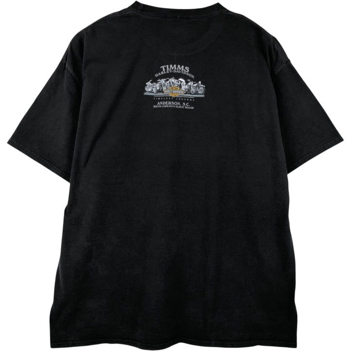 Harley-Davidson Motorcycle Bike T-shirt, Men's XXL cotton black type Vintage Second Hand