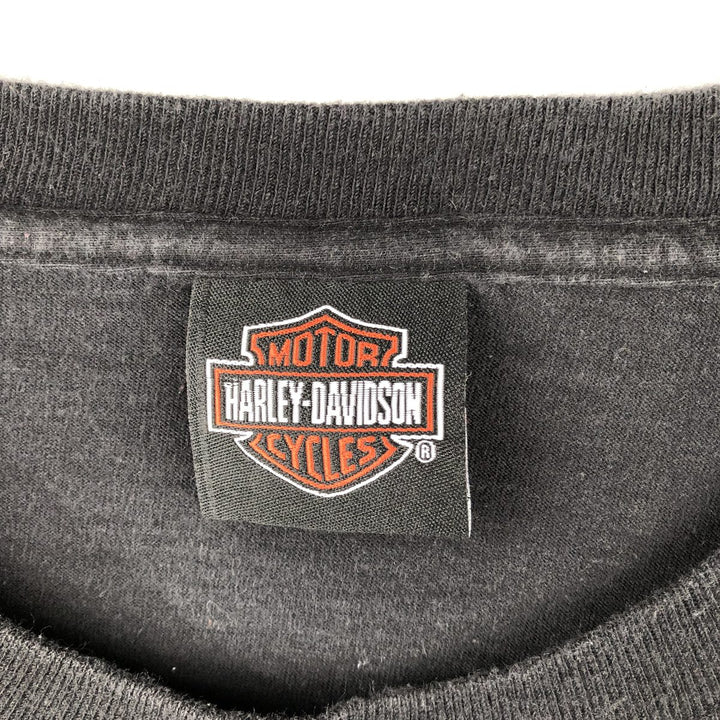 Harley-Davidson Motorcycle Bike T-shirt, Men's XXL cotton black type Vintage Second Hand