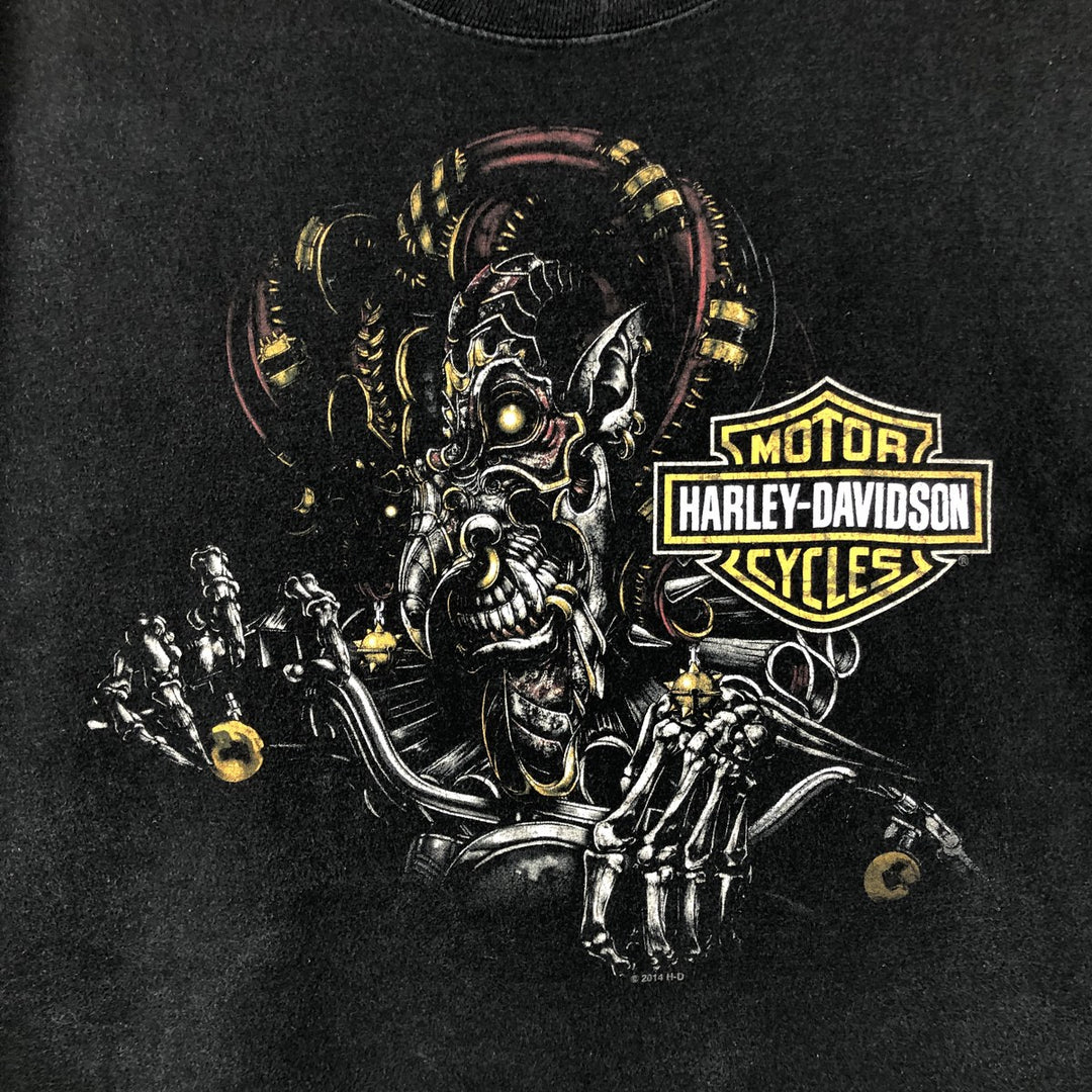 Harley-Davidson Motorcycle Bike T-shirt, Men's XXL cotton black type Vintage Second Hand
