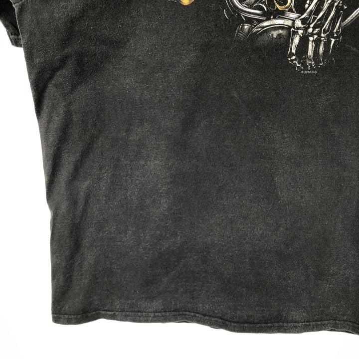 Harley-Davidson Motorcycle Bike T-shirt, Men's XXL cotton black type Vintage Second Hand