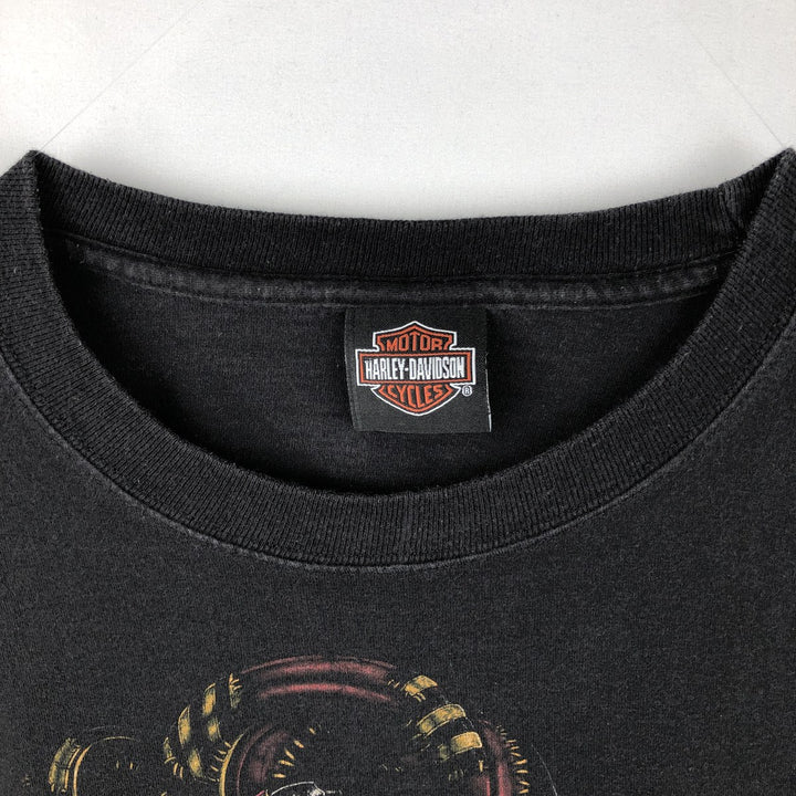Harley-Davidson Motorcycle Bike T-shirt, Men's XXL cotton black type Vintage Second Hand