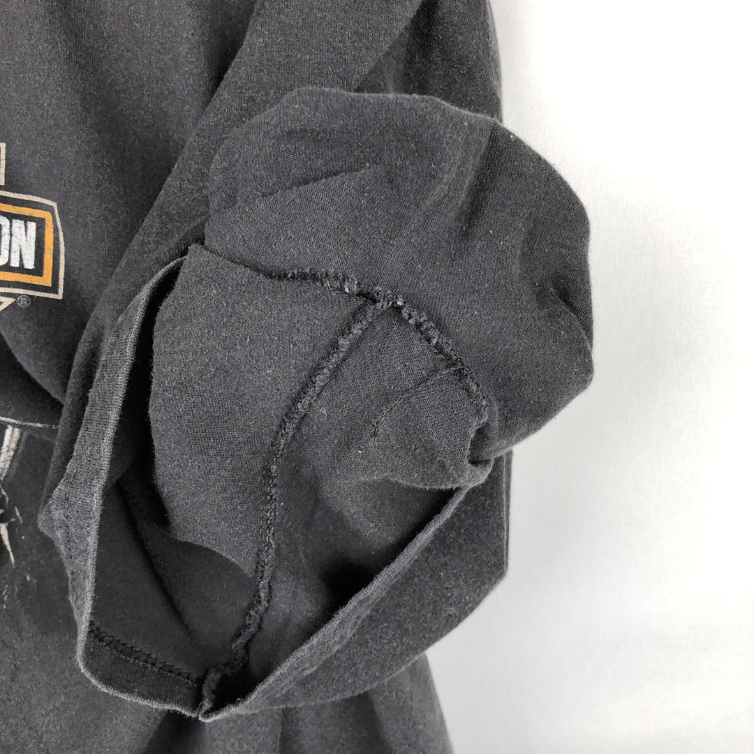 Harley-Davidson Motorcycle Bike T-shirt, Men's XXL cotton black type Vintage Second Hand