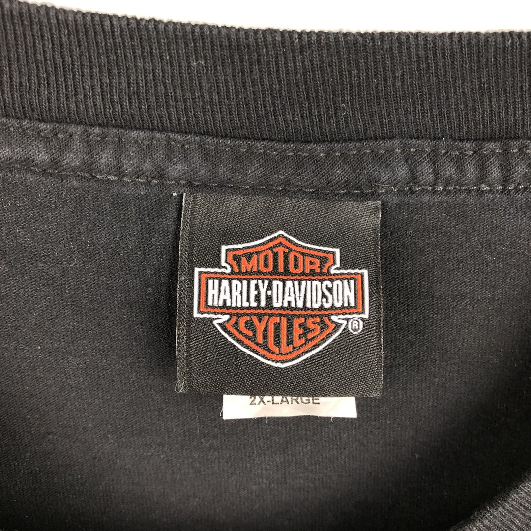 Harley-Davidson Motorcycle Bike T-shirt, Men's XXL cotton black type Vintage Second Hand