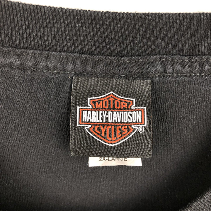 Harley-Davidson Motorcycle Bike T-shirt, Men's XXL cotton black type Vintage Second Hand