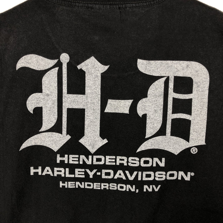 Harley-Davidson Motorcycle Bike T-shirt, Men's XXL cotton black type Vintage Second Hand