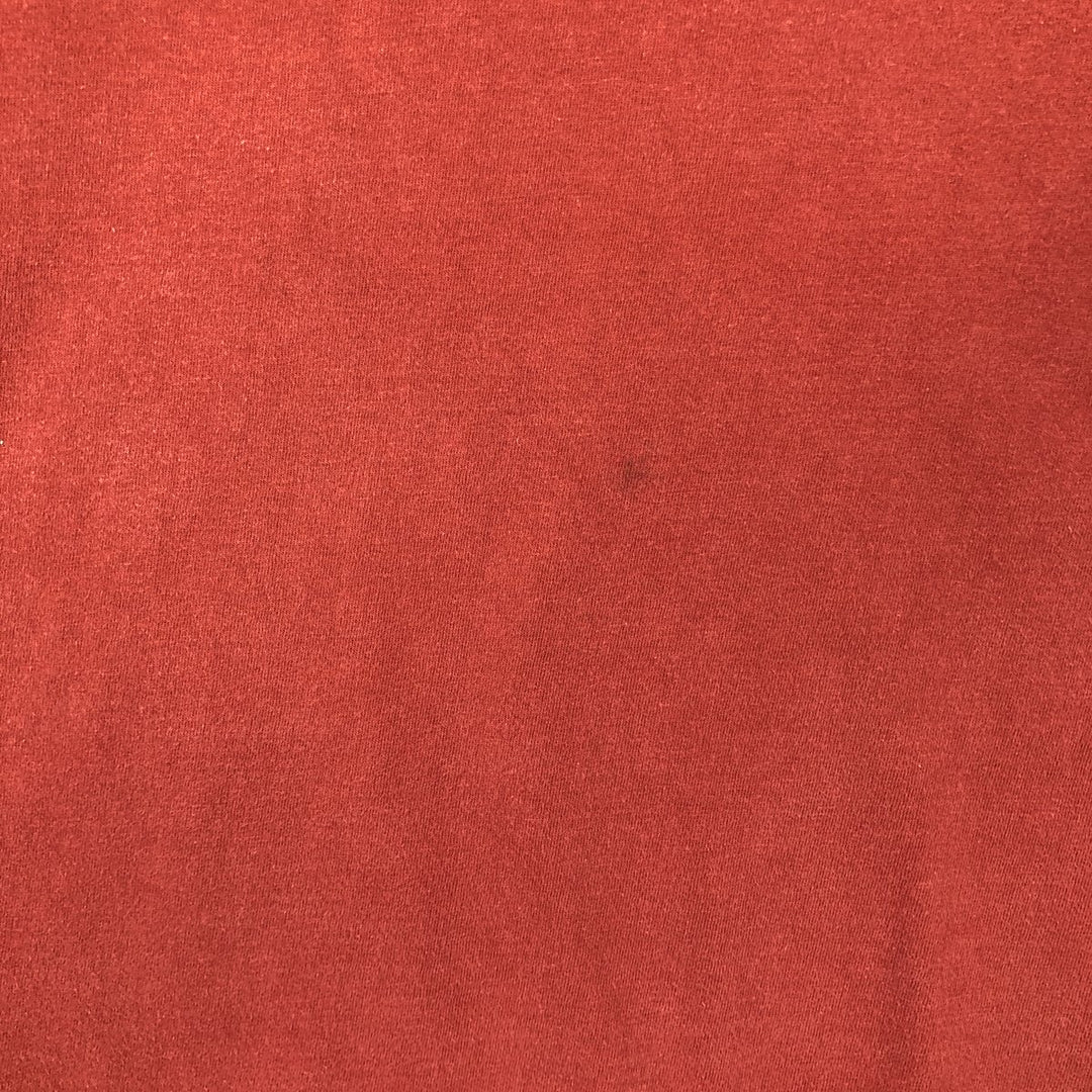 Harley-Davidson Motorcycle Bike T-shirt, Men's XL size cotton red type reddish brown Vintage Second Hand