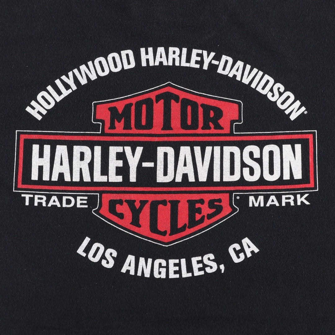 Harley-Davidson Pin-up Girl Motorcycle Bike T-shirt, Men's XL cotton black type Vintage Second Hand