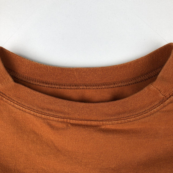 00'S Harley-Davidson Motorcycle Bike T-shirt Made in USA Men's XXL cotton orange type Vintage Second Hand
