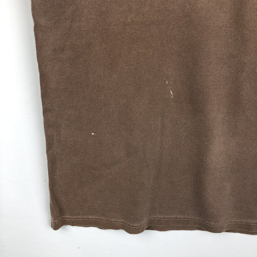 00'S Harley-Davidson Eagle Pattern Motorcycle Bike T-shirt Made in USA Men's XL cotton chocolate Vintage Second Hand