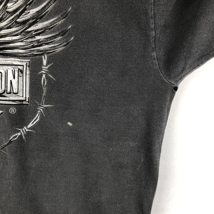2000'S Harley-Davidson Snake Pattern Python Motorcycle T-Shirt, Men's Size XL (approx.) unclear Charcoal Vintage Second Hand