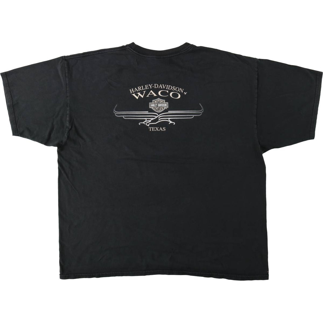 Harley-Davidson Motorcycle Bike T-shirt, Men's XXL cotton black type Vintage Second Hand