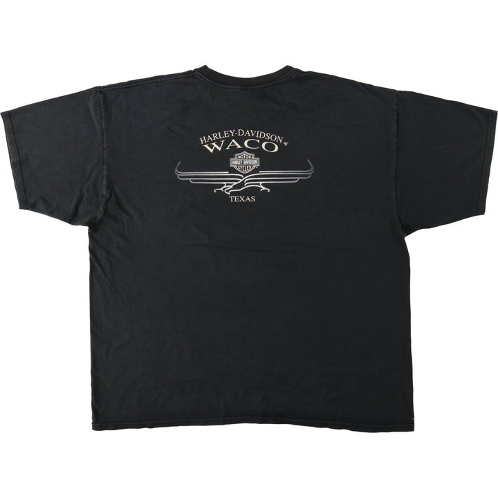 Harley-Davidson Motorcycle Bike T-shirt, Men's XXL cotton black type Vintage Second Hand