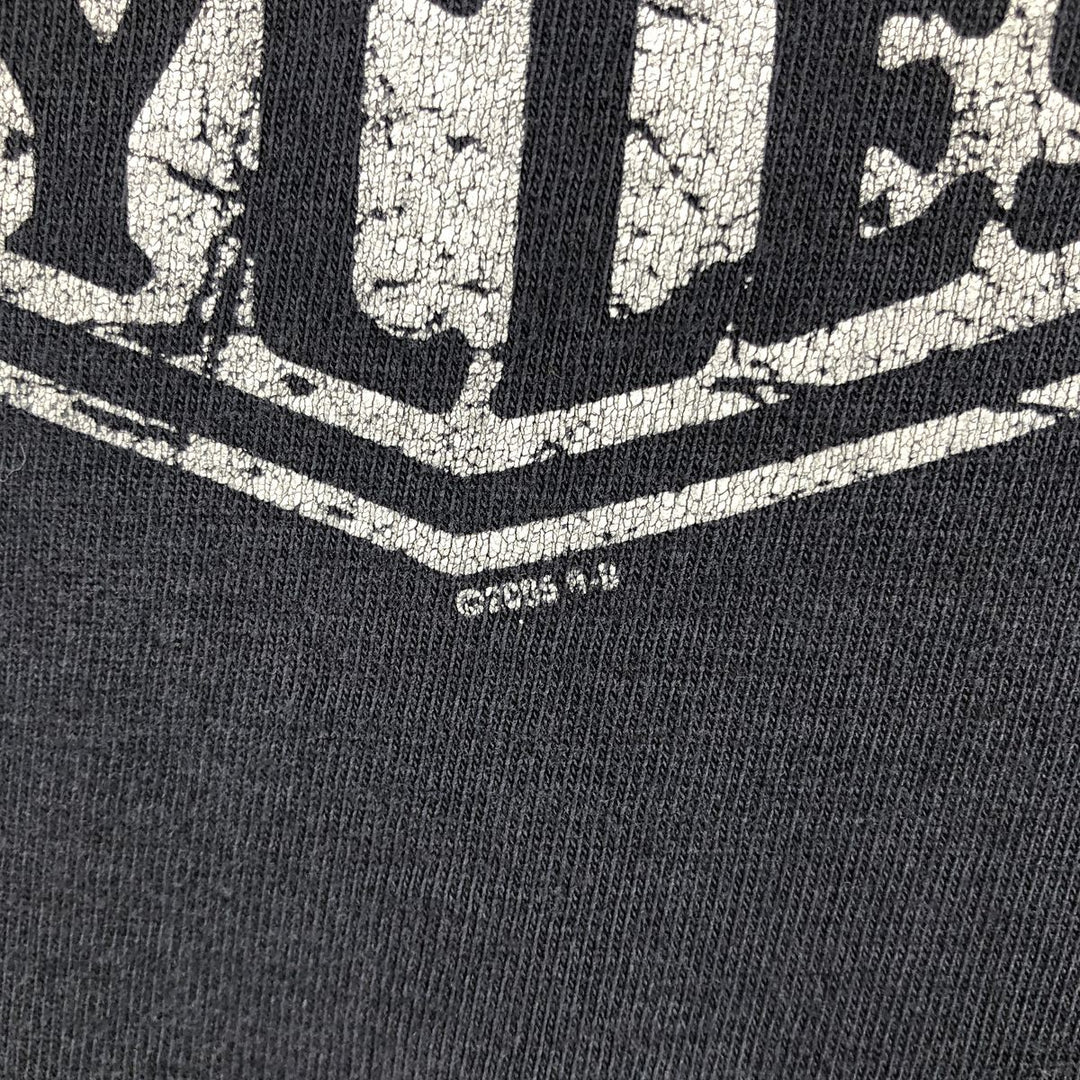 00'S Harley-Davidson Motorcycle Bike T-shirt Made in USA Men's XL cotton black type Vintage Second Hand