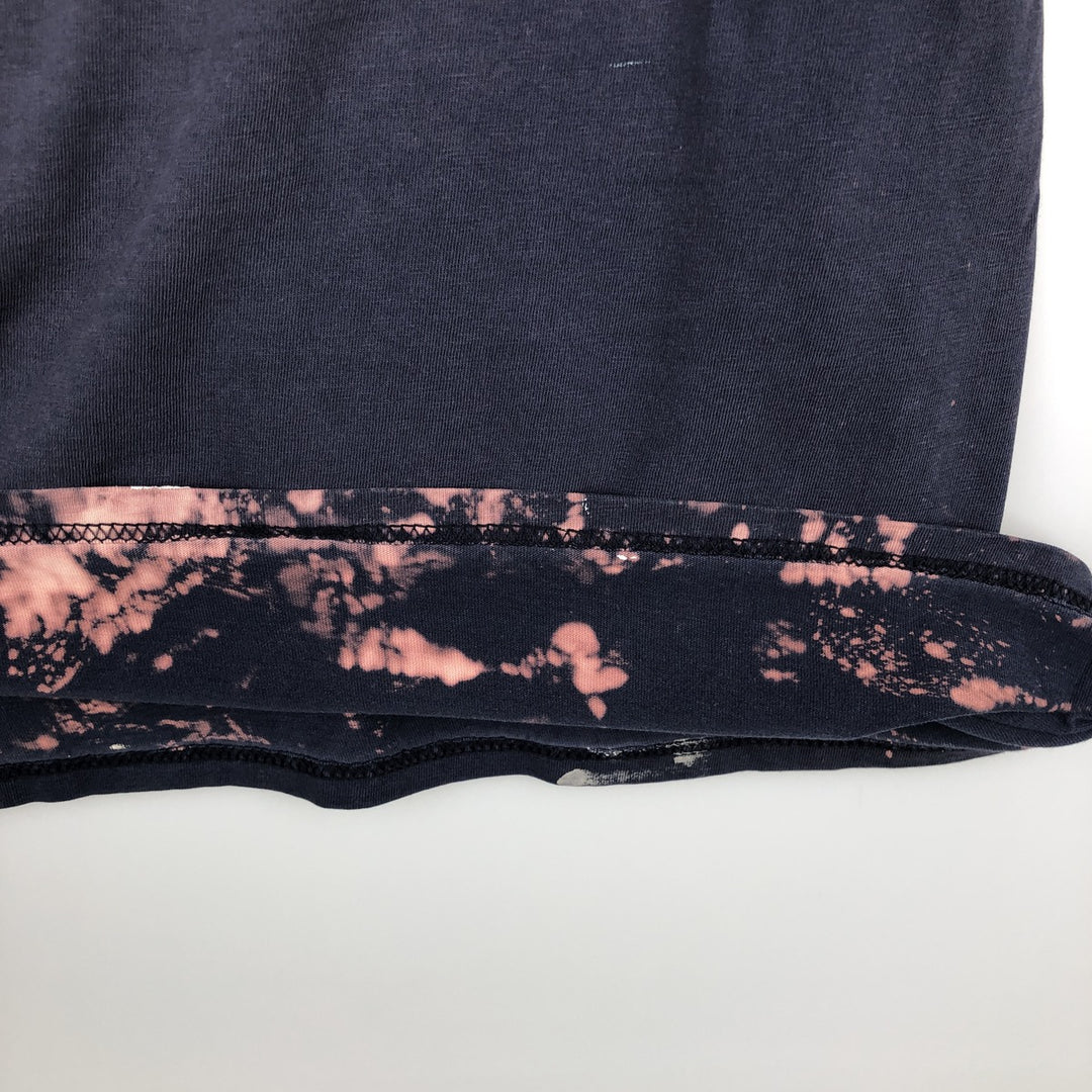 2000'S Harley-Davidson Paint Tie-Dye Pattern Motorcycle T-Shirt, Men's Size L (approx.) cotton navy blue type Vintage Second Hand