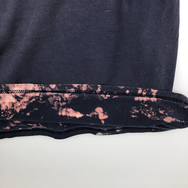 2000'S Harley-Davidson Paint Tie-Dye Pattern Motorcycle T-Shirt, Men's Size L (approx.) cotton navy blue type Vintage Second Hand
