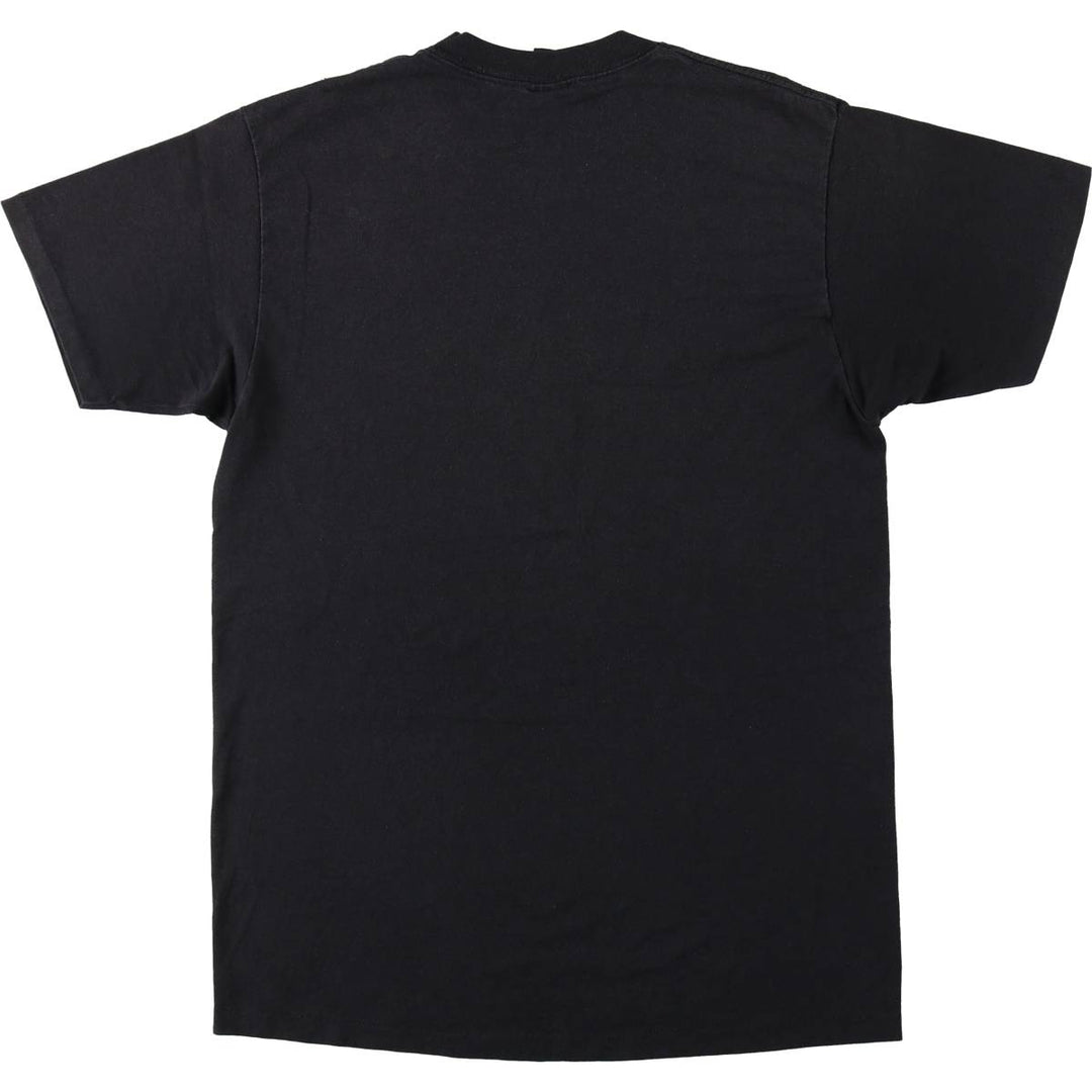 Harley-Davidson Motorcycle Bike T-shirt Made in USA Men's L size cotton black type Vintage Second Hand