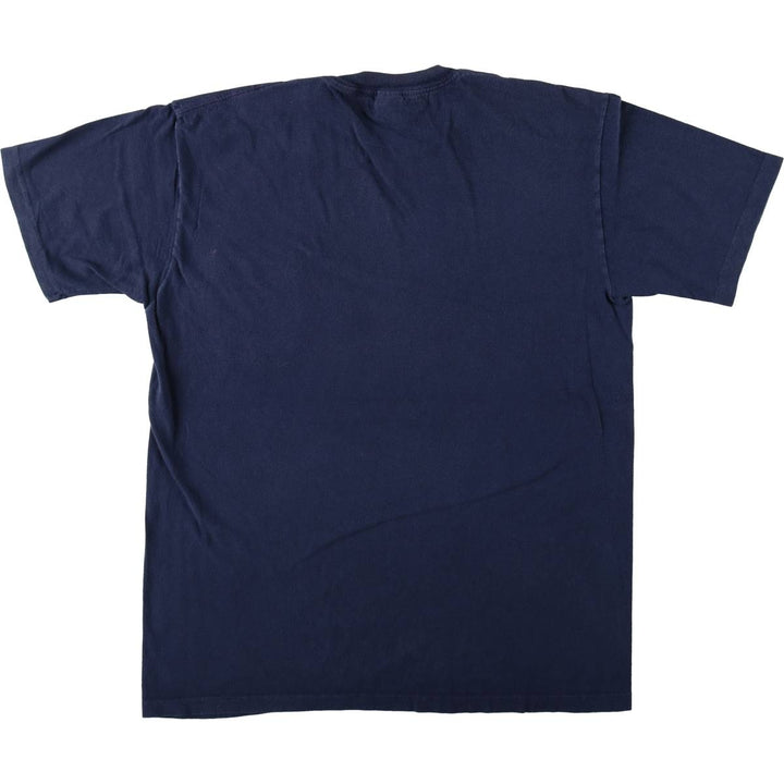 90'S Town Craft Plain Pocket T-Shirt, Made in USA, Men's Size L (Equivalent), Vintage cotton navy blue type Vintage Second Hand