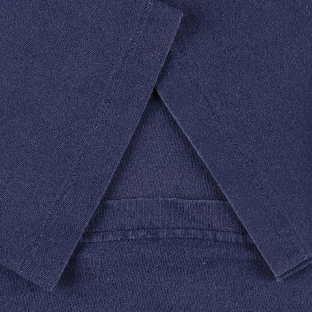 90'S Fruit of the Loom plain T-shirt, made in the USA, men's XL size, vintage cotton navy blue type Vintage Second Hand