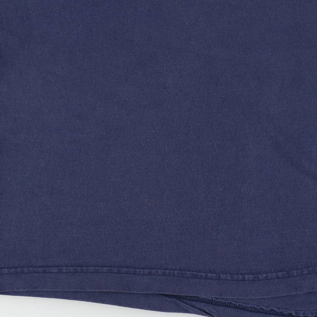 90'S Fruit of the Loom plain T-shirt, made in the USA, men's XL size, vintage cotton navy blue type Vintage Second Hand