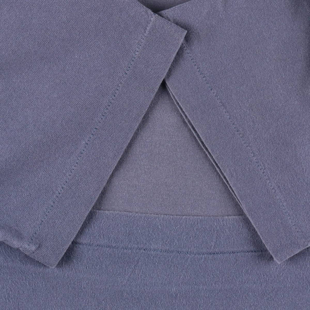 90'S Fruit of the Loom Plain T-Shirt Made in USA Men's XXL Vintage cotton Navy blue Vintage Second Hand