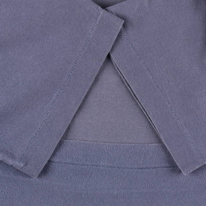 90'S Fruit of the Loom Plain T-Shirt Made in USA Men's XXL Vintage cotton Navy blue Vintage Second Hand