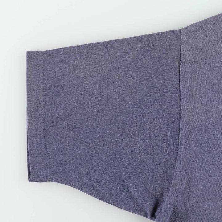 90'S Fruit of the Loom Plain T-Shirt Made in USA Men's XXL Vintage cotton Navy blue Vintage Second Hand