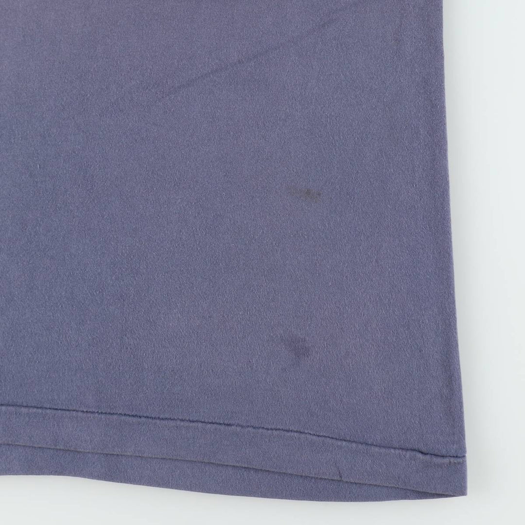 90'S Fruit of the Loom Plain T-Shirt Made in USA Men's XXL Vintage cotton Navy blue Vintage Second Hand