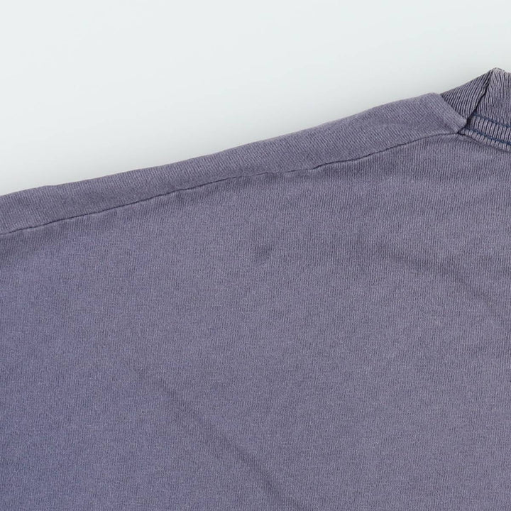 90'S Fruit of the Loom Plain T-Shirt Made in USA Men's XXL Vintage cotton Navy blue Vintage Second Hand