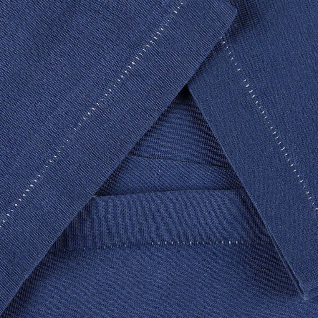 1970'S Town Craft Plain Pocket T-Shirt, Men's Size M (Equivalent), Vintage unclear navy blue type Vintage Second Hand