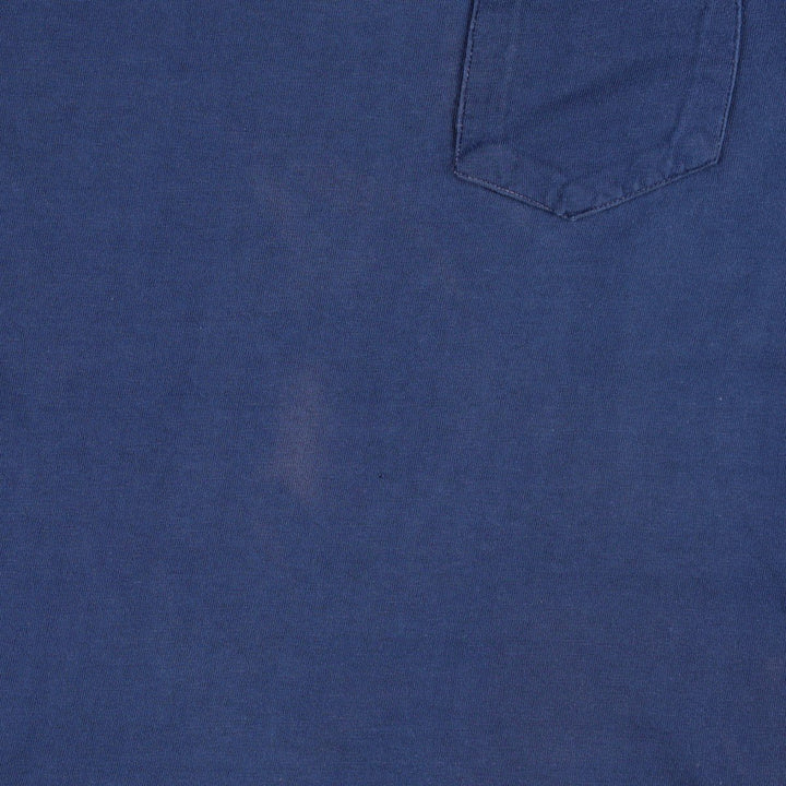 1970'S Town Craft Plain Pocket T-Shirt, Men's Size M (Equivalent), Vintage unclear navy blue type Vintage Second Hand