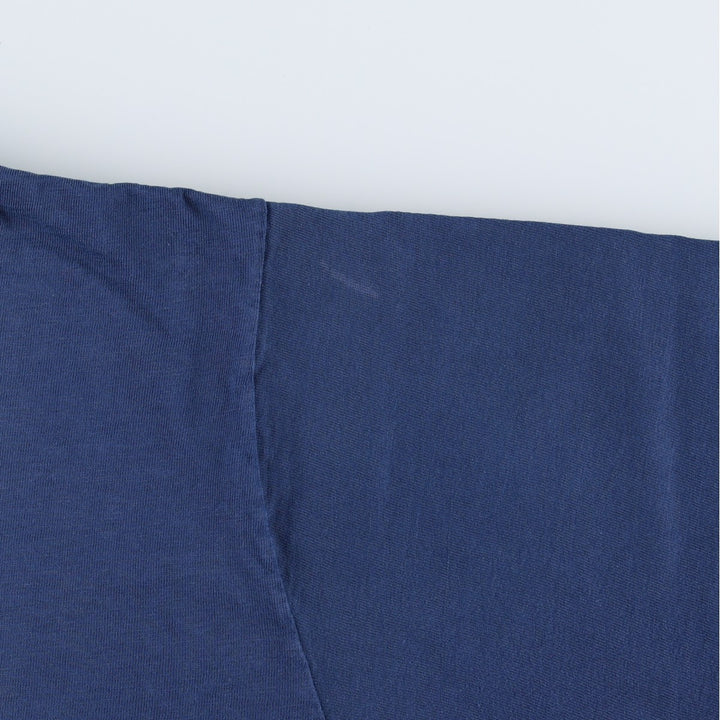 1970'S Town Craft Plain Pocket T-Shirt, Men's Size M (Equivalent), Vintage unclear navy blue type Vintage Second Hand