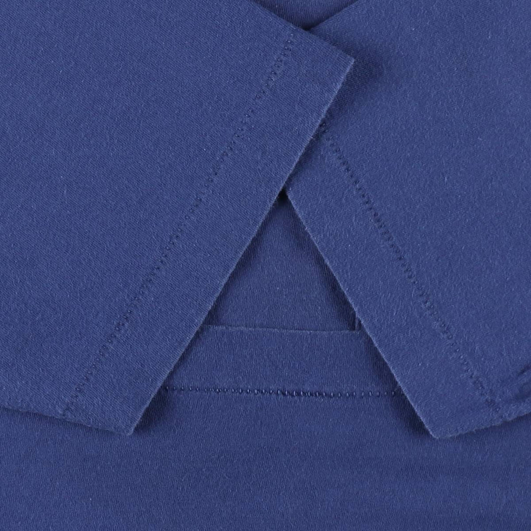 80s-90'S BVD Plain Pocket T-Shirt, Men's Size L (Equivalent), Vintage cotton Navy blue Vintage Second Hand