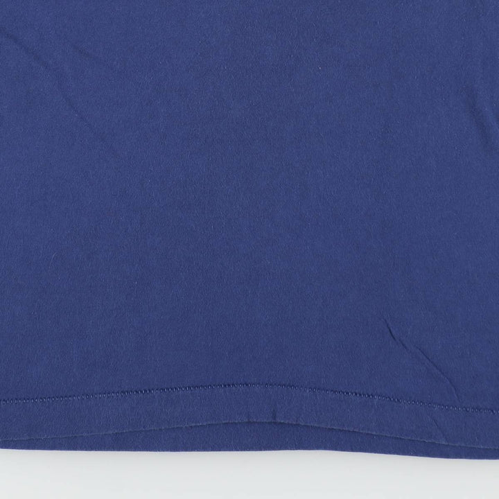 80s-90'S BVD Plain Pocket T-Shirt, Men's Size L (Equivalent), Vintage cotton Navy blue Vintage Second Hand