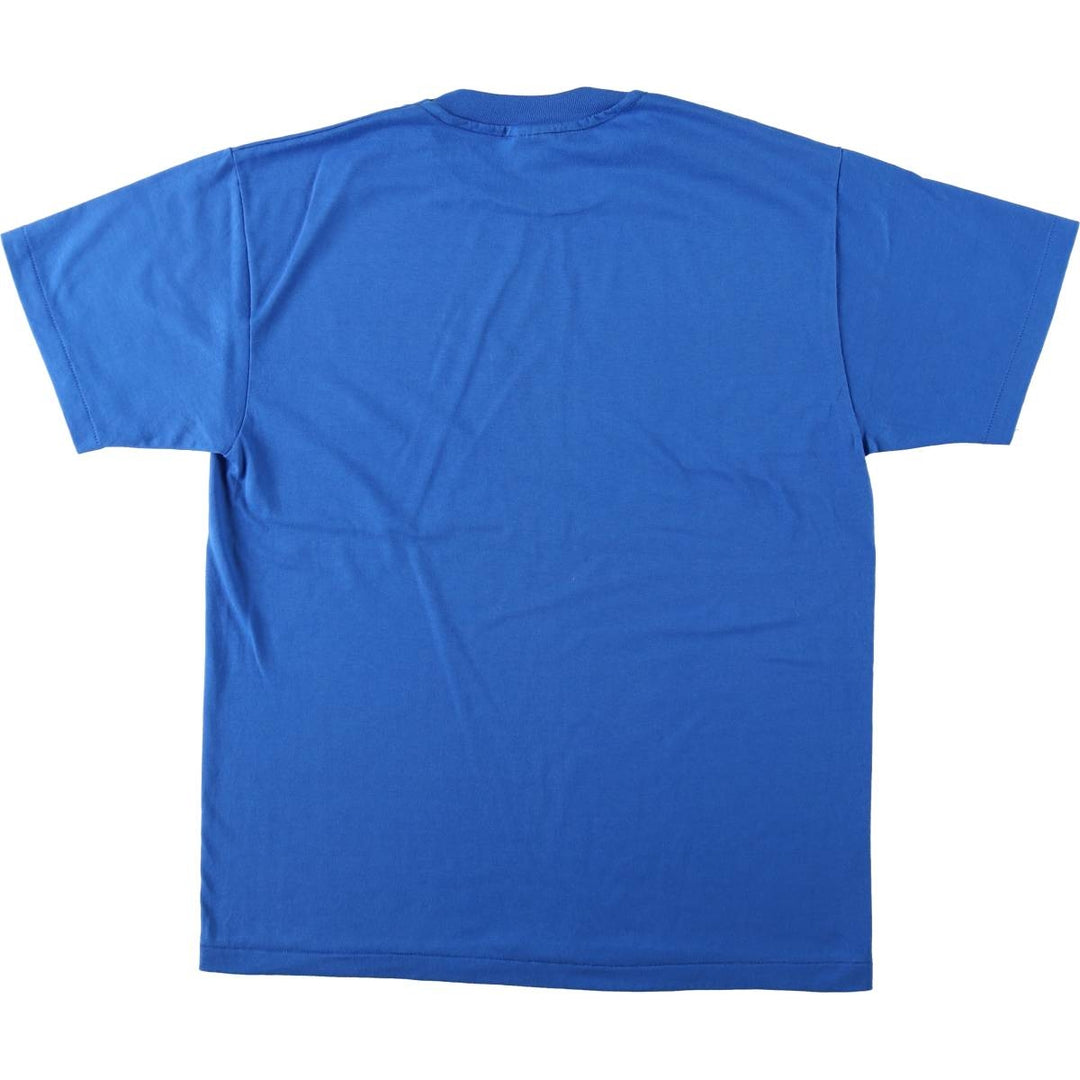 90'S Hanes HEAVYWEIGHT 50 cotton blue type Vintage Second Hand