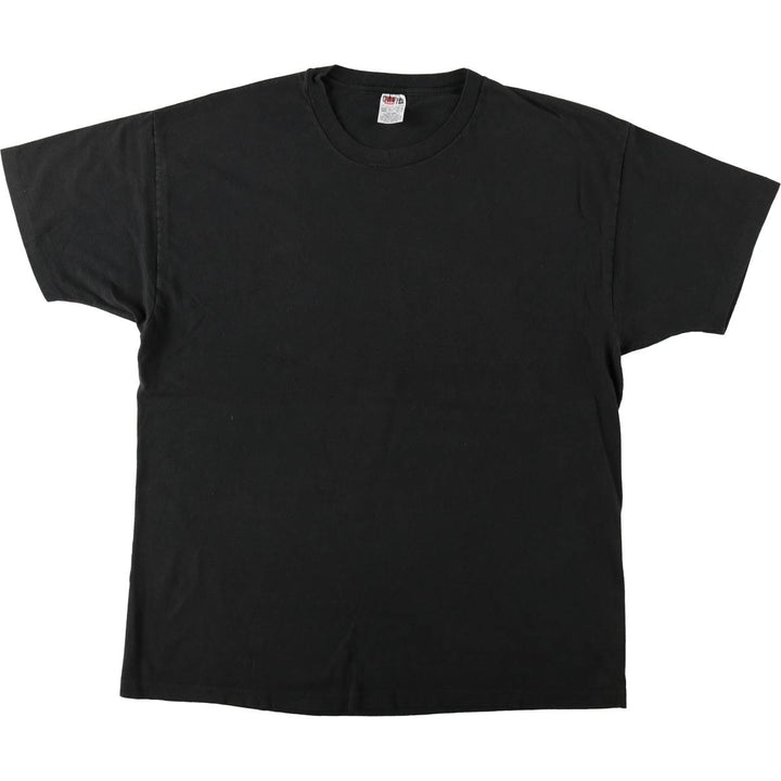 Vintage 90'S Hanes plain T-shirt, men's size XL cotton black type Vintage Second Hand