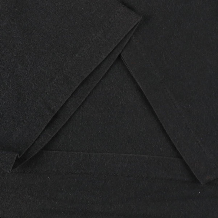 Vintage 90'S Hanes plain T-shirt, men's size XL cotton black type Vintage Second Hand