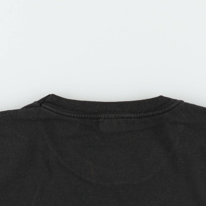 Vintage 90'S Hanes plain T-shirt, men's size XL cotton black type Vintage Second Hand