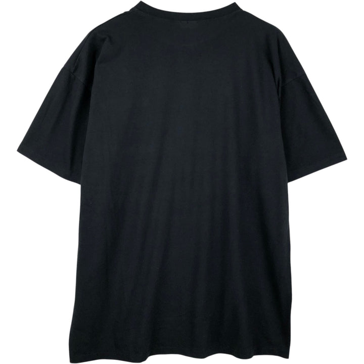 ~90'S BVD Plain Pocket T-Shirt, Men's XXL equivalent, Vintage cotton black type Vintage Second Hand
