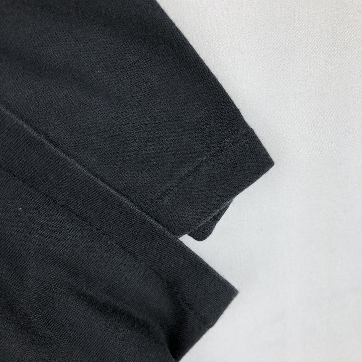 ~90'S BVD Plain Pocket T-Shirt, Men's XXL equivalent, Vintage cotton black type Vintage Second Hand