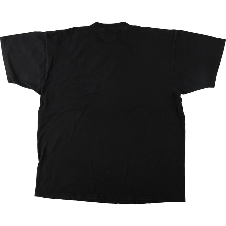 90'S ONEITA Plain T-Shirt, Made in USA, Men's XL equivalent, Vintage cotton black type Vintage Second Hand