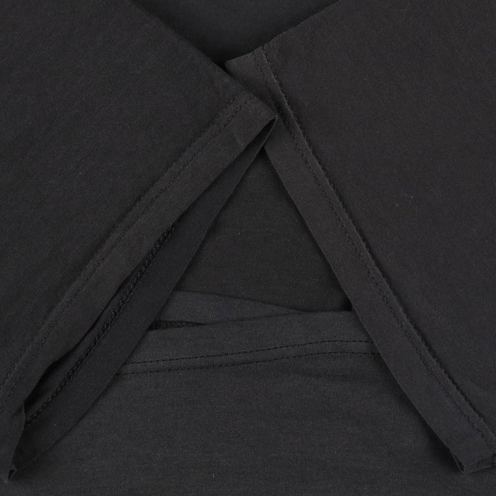 90'S Fruit of the Loom plain pocket t-shirt, men's size L equivalent, vintage. cotton black type Vintage Second Hand
