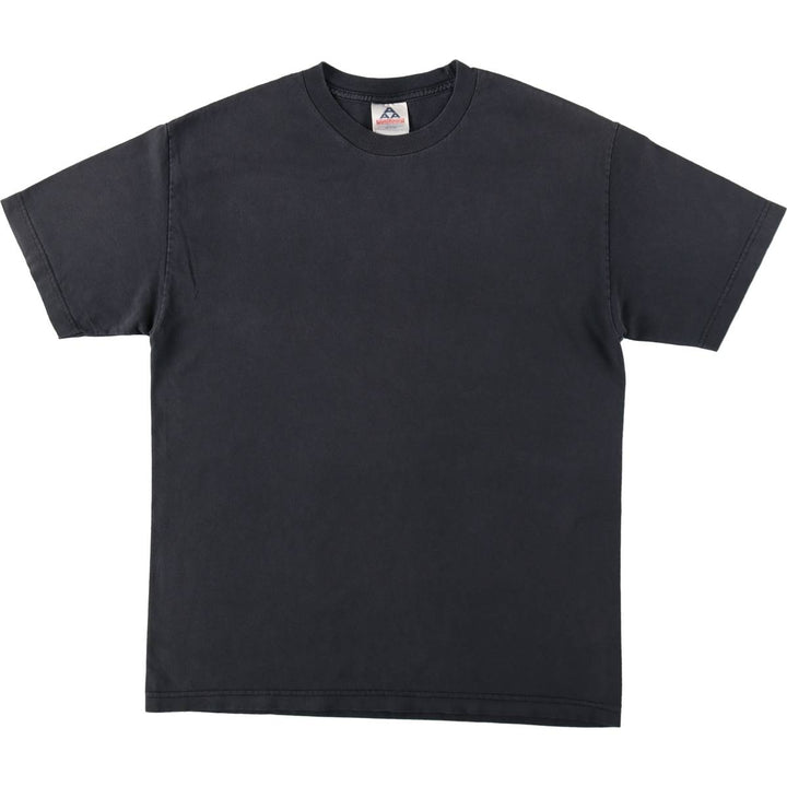 2000'S ALSTYLE Plain T-shirt, Made in USA, Men's Size L cotton black type Vintage Second Hand