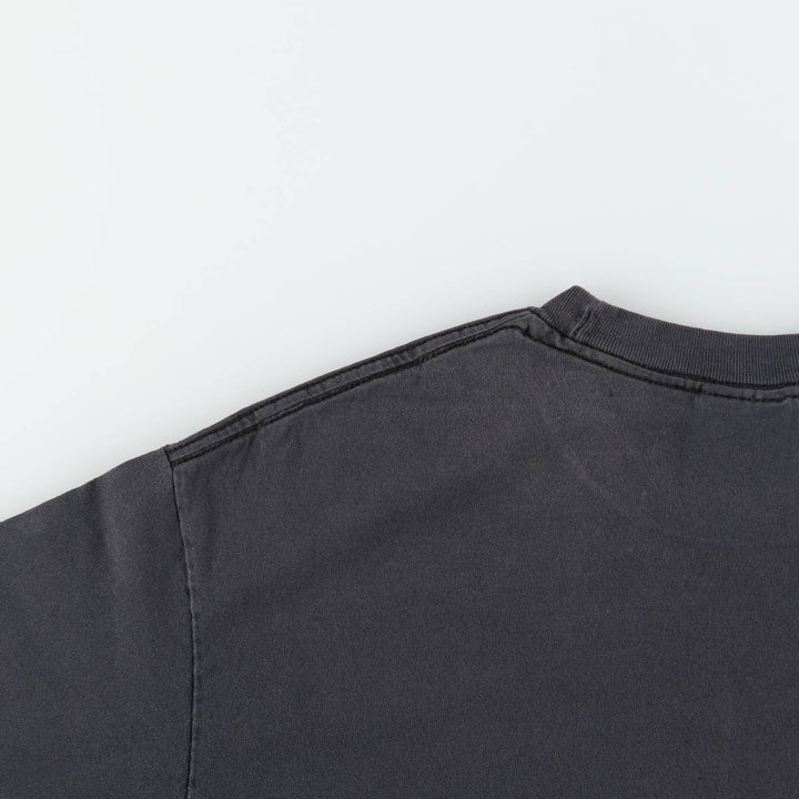 2000'S ALSTYLE Plain T-shirt, Made in USA, Men's Size L cotton black type Vintage Second Hand