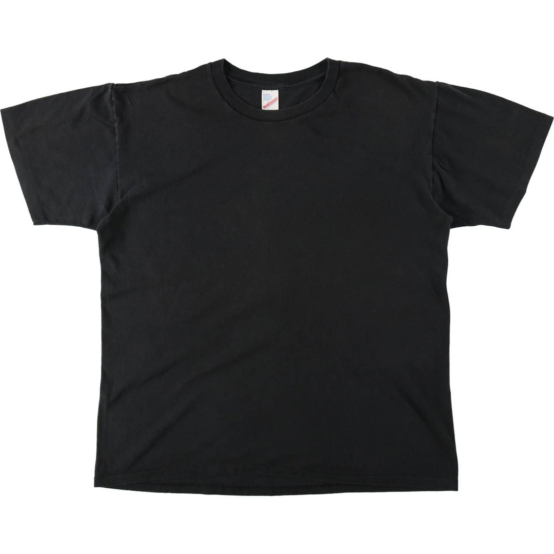 Vintage 90'S DUKE plain T-shirt, made in the USA, men's size XL cotton black type Vintage Second Hand