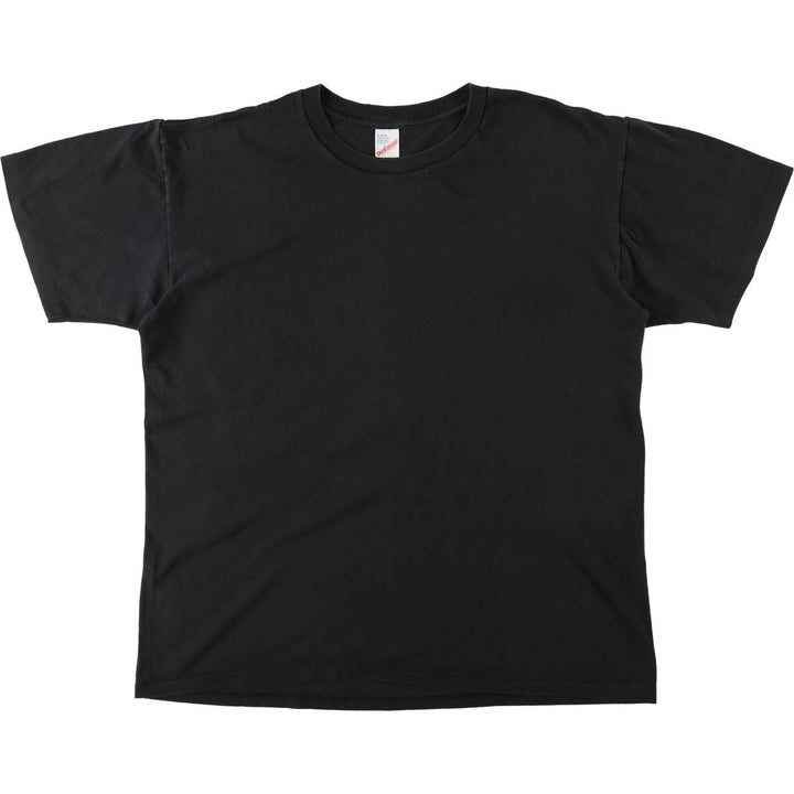Vintage 90'S DUKE plain T-shirt, made in the USA, men's size XL cotton black type Vintage Second Hand