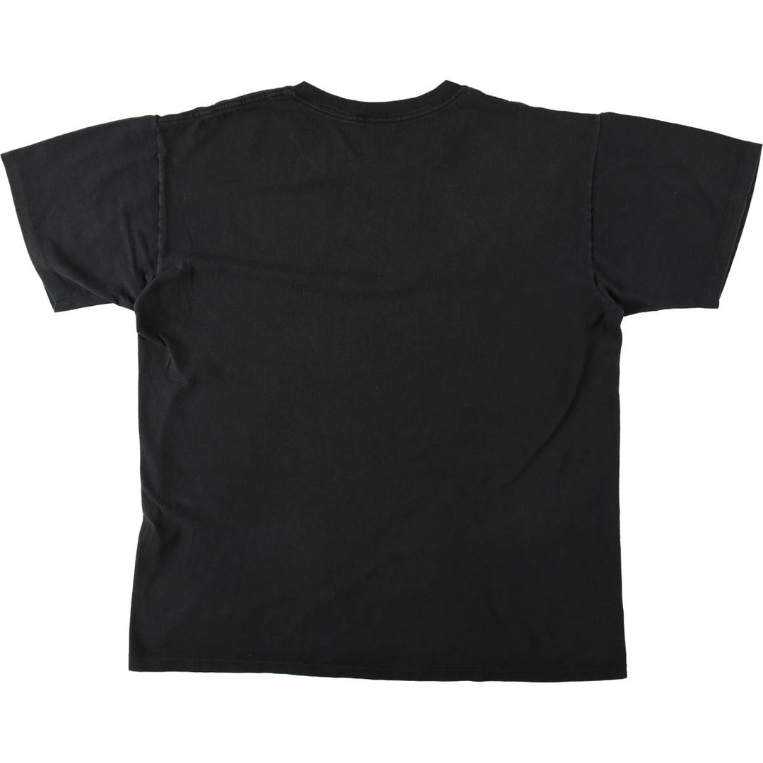 Vintage 90'S DUKE plain T-shirt, made in the USA, men's size XL cotton black type Vintage Second Hand