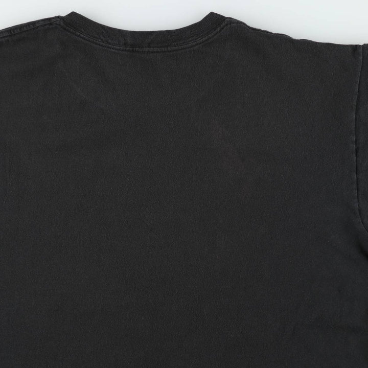 Vintage 90'S DUKE plain T-shirt, made in the USA, men's size XL cotton black type Vintage Second Hand