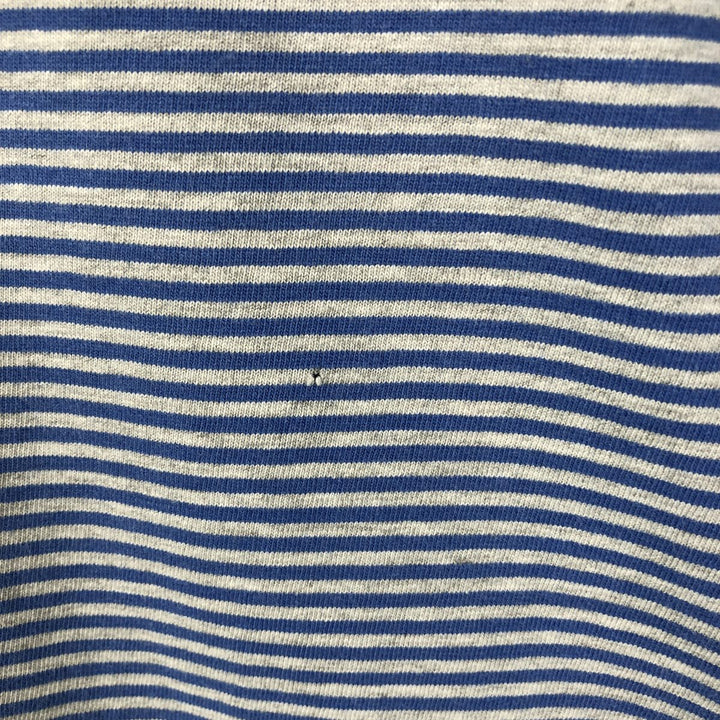90'S Tommy Hilfiger JEANS Short-Sleeve Striped T-Shirt, Men's Size XL (Equivalent), Vintage cotton blue type Vintage Second Hand